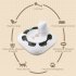 Pet Cat Feeding Plate Game Bowl Puzzle Interactive Toy Pet Supplies for Relieve Boredom