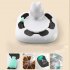 Pet Cat Feeding Plate Game Bowl Puzzle Interactive Toy Pet Supplies for Relieve Boredom