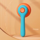 Pet Cat Grooming Comb Bath Brush Cleaning Tools Pet Beauty Products for Shedding Grooming Blue Orange