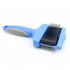 Pet Cat Hair Trimming Comb Hair Remover Double sided Cleaning Massage Brush Pet Cleaning Supplies blue small