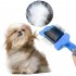 Pet Cat Hair Trimming Comb Hair Remover Double sided Cleaning Massage Brush Pet Cleaning Supplies blue small