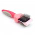 Pet Cat Hair Trimming Comb Hair Remover Double sided Cleaning Massage Brush Pet Cleaning Supplies blue small