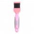 Pet Cat Hair Trimming Comb Hair Remover Double sided Cleaning Massage Brush Pet Cleaning Supplies blue small