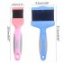 Pet Cat Hair Trimming Comb Hair Remover Double sided Cleaning Massage Brush Pet Cleaning Supplies blue large