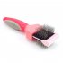 Pet Cat Hair Trimming Comb Hair Remover Double sided Cleaning Massage Brush Pet Cleaning Supplies blue large