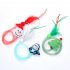 Pet Cat Plush Toy Christmas Wire Tube Feather with Cat Mint Toy snowman