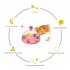 Pet Cat Rotating Windmill Toys With Ball Scratch resistant Interactive Turntable Pet Educational Toys Lake Blue