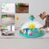 Pet Cat Rotating Windmill Toys With Ball Scratch resistant Interactive Turntable Pet Educational Toys Lake Blue