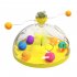 Pet Cat Rotating Windmill Toys With Ball Scratch resistant Interactive Turntable Pet Educational Toys green