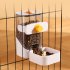 Pet Cats Dogs Drinking Fountain Feeder For Small Pets And Animals Wall Mount Water Feeder Dispenser Large Capacity Pet Cage Hanging Bowl Food Container Hanging 