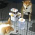 Pet Cats Dogs Drinking Fountain Feeder For Small Pets And Animals Wall Mount Water Feeder Dispenser Large Capacity Pet Cage Hanging Bowl Food Container Hanging 