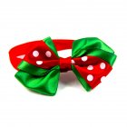 Pet Christmas Bowtie Collar Pet Neck Bows with Bell