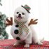 Pet Christmas Clothes Funny Snowman Costumes Cosplay Outfit Pet Supplies Snowman Outfit XL