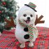 Pet Christmas Clothes Funny Snowman Costumes Cosplay Outfit Pet Supplies Snowman Outfit L