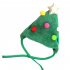 Pet Christmas Hat Saliva Towel Handmade Super Soft Breathable Grooming Gift Red Hat Large
