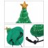 Pet Christmas Hat Triangle Scarf Set Fashion Dress Up Clothes Suitable for Christmas Birthday Parties Green Plaid Suit