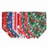 Pet Christmas Triangle Bibs Kerchief Saliva Towel Pet Costume Accessories for Small Medium Large Dogs Cats