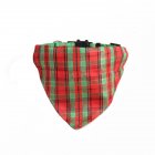 Pet Christmas Triangle Scarf Collar Bow Sun Flower Plaid Saliva Towel