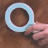 Pet Circular Hollowed One key Hair  Removal  Grooming  Comb Ergonomically Slip resistant Handle Sweet Colored Cleaning Brush Pink