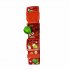 Pet Cloth Printing Collar with Bell for Cat Dogs Teddy Christmas Party Prop Black buckle red gloves S