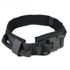 Pet Collar Adjustable Thicken Leash Control D Ring Training Collar for Small Large Dogs black XL