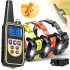Pet Collar Bark Stopper Remote Dog  Training Device Beep  Vibration Electric Shock Collar 880 3 black orange yellow band U S  plug