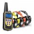 Pet Collar Bark Stopper Remote Dog  Training Device Beep  Vibration Electric Shock Collar 880 3 black orange yellow band Australian plug