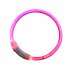 Pet Collar Led Usb Dog Night Luminous Charge Collar Led Night Safety Flashing Glow Dog Loss Prevention Silicone Collar Pet Accessories For Dog Cat Kitten Blue m