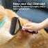 Pet Colorful Hair Removal Comb Open Knot Grooming Cleaning Tools Pet Shedding Tool For Cats Dogs Small red gray