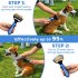 Pet Colorful Hair Removal Comb Open Knot Grooming Cleaning Tools Pet Shedding Tool For Cats Dogs Small red gray
