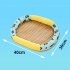 Pet Cool Mat With Oval Pillow Breathable Non slip Summer Cooling Pad Bed Sleeping Mat Pet Blanket For Dogs Cats S Ice cream mat round nest