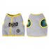Pet Cooling Harness Summer Vest for Dog Puppy Outdoor Walking Gray yellow 2XL