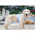 Pet Cooling Harness Summer Vest for Dog Puppy Outdoor Walking Gray yellow_XL