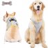 Pet Cooling Harness Summer Vest for Dog Puppy Outdoor Walking Gray yellow XL