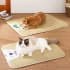 Pet Cooling Mat Ice Pad Cushion Comfortable Breathable Natural Material Pet Summer Supplies For Cats Dogs yellow puppy M