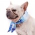 Pet Cooling Scarf Outdoor Comfortable Fabric Ice Collar Pet Supplies For Small Medium Large Dog blue M