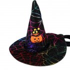 Pet Cosplay Hat Headwear for Cat Halloween Party Accessories Star hat pumpkin_One size