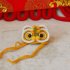 Pet Decorative Collar Hat Chinese New Year Nationsl Style Dress Up for Cats Dogs Red Collar M