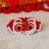 Pet Decorative Collar Hat Chinese New Year Nationsl Style Dress Up for Cats Dogs Yellow Hat One Size