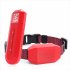 Pet Dog Anti Bark Collar Waterproof Wireless Remote Control Electric Training Collar for Small Medium Large Dogs Red
