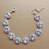 Pet Dog Bling Shiny Necklace Ornament Luxury Crystal Rhinestone Collar For Wedding Accessories pink M