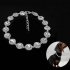 Pet Dog Bling Shiny Necklace Ornament Luxury Crystal Rhinestone Collar For Wedding Accessories White M