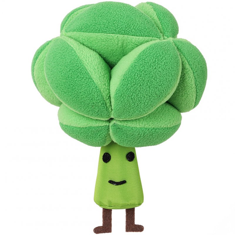 Pet Dog Broccoli Snuffle Ball Puzzle Toys Slow Dispensing Feeder Squeaky Toys