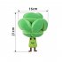 Pet Dog Broccoli Snuffle Ball Puzzle Toys Slow Dispensing Feeder Increase IQ Squeaky Toys Green