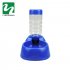 Pet Dog Cat Automatic Water Dispenser Food Dish Bowl Feeder Drinking Bowl Bottle blue 500mL