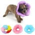 Pet Dog Cat Soft Comfortable Durable Collar Wound Healing Cone Protection Purple S