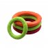 Pet Dog Flying Discs Non slip Bite resistant Training Ring Outdoor Interactive Toys Pet Supplies large green