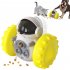 Pet Dog Food Dispenser Tumbler Toys Balance Car Interactive Slow Feed Iq Training Toys Pet Supplies Green