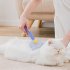 Pet Dog Hair Removal Brush Ergonomic Design Massage Self Cleaning Deshedding Grooming Brush For Shedding Purple