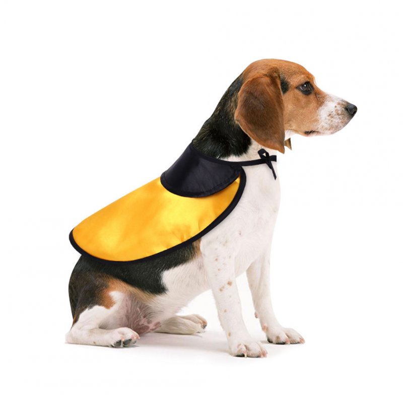 Pet Dog Halloween Costume Cloak for Party Decoration Accessories Orange _L